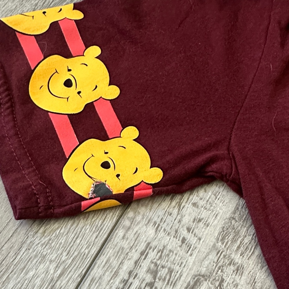 Disney Junior’s Winnie the Pooh Burgundy T-Shirt - Picture 7 of 7